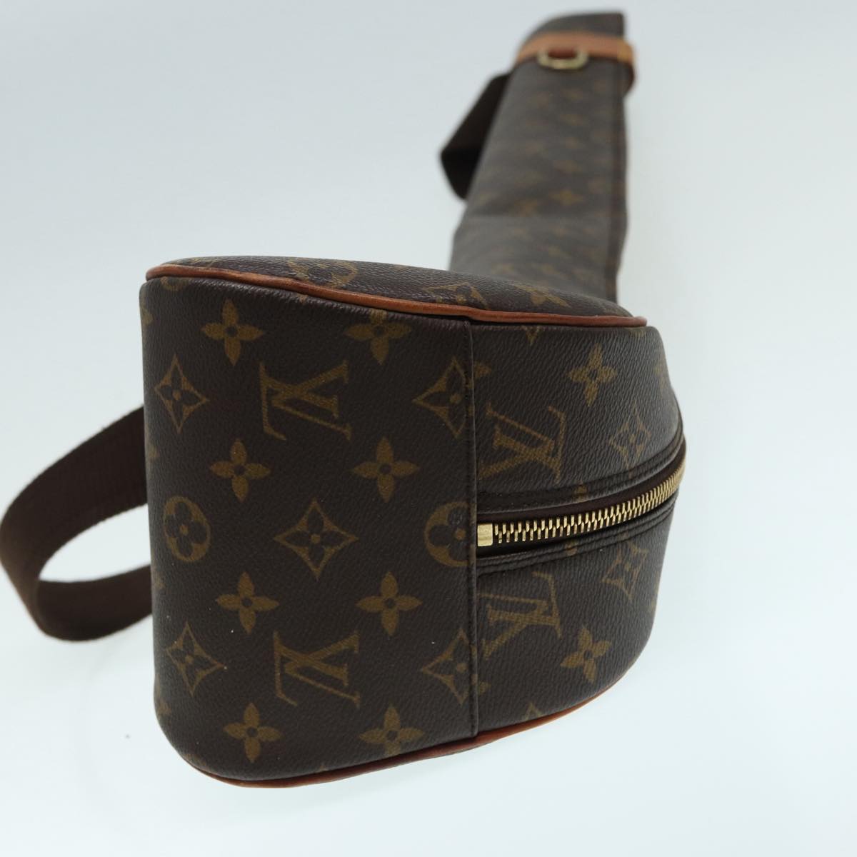 Louis Vuitton LV America's Cup, Brown, Canvas, clutch