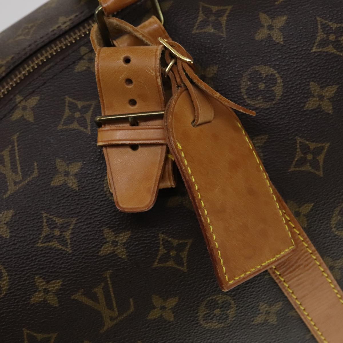 Louis Vuitton Keepall 60, Brown, Canvas, travel