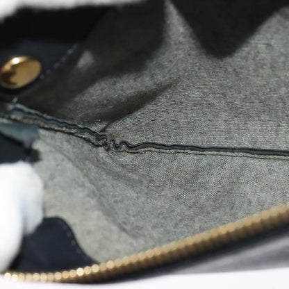 Céline Trio, Black, Leather, shoulder