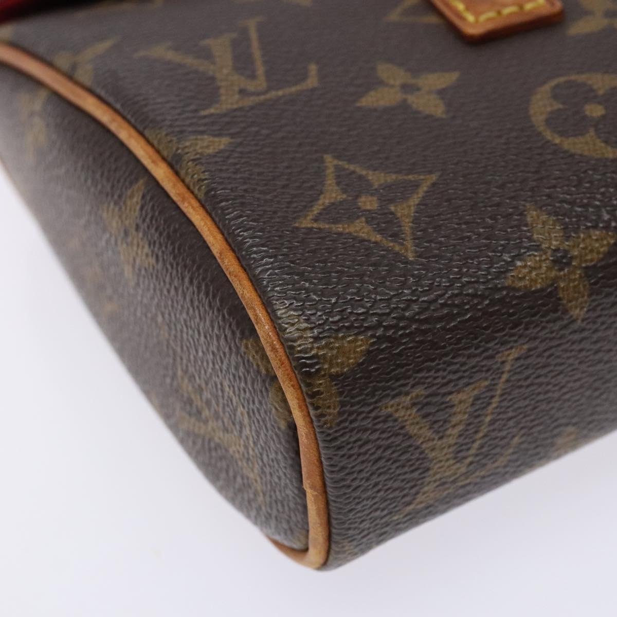Louis Vuitton Sonatine, Brown, Canvas, handbag