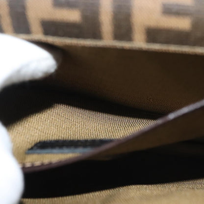 Fendi Zucca, "BEIGE, BROWN", Canvas, shoulder