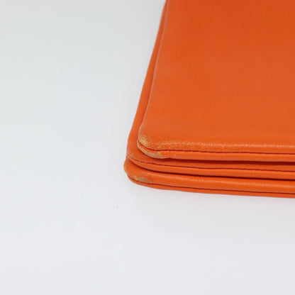Céline Trio, Orange, Leather, shoulder