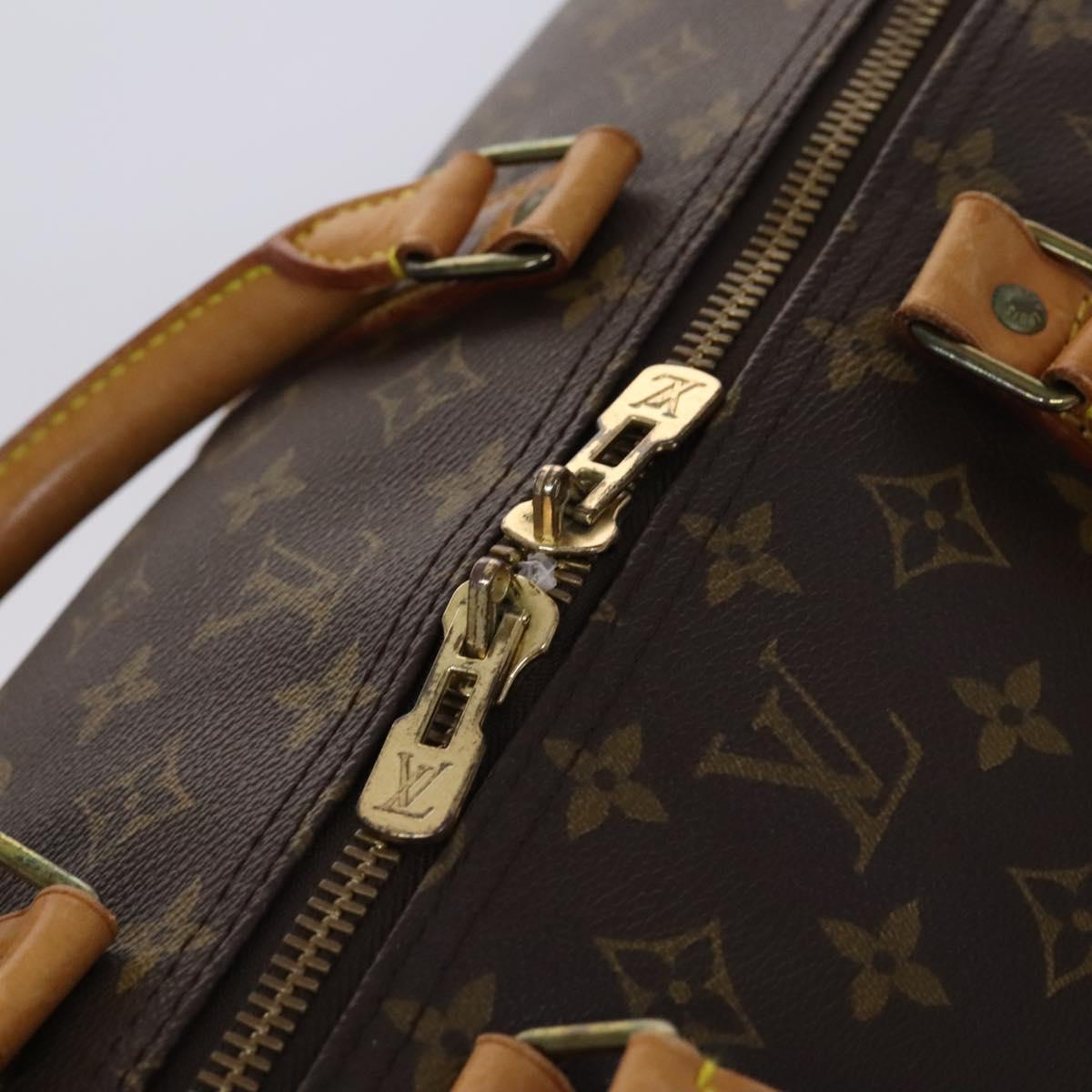 Louis Vuitton Keepall 60, Brown, Canvas, travel