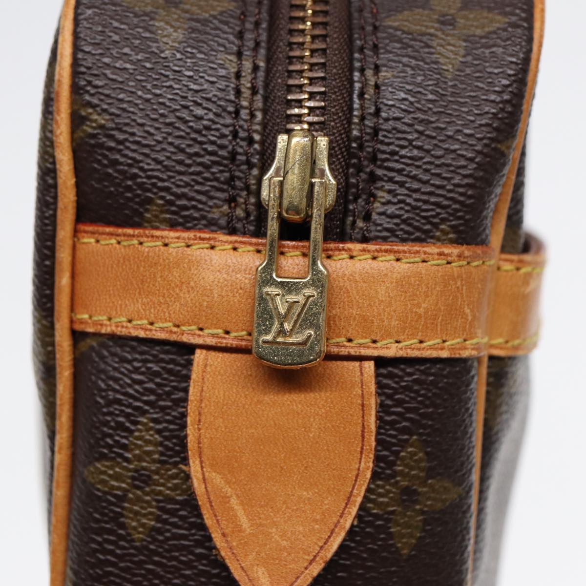 Louis Vuitton Compiegne 28, Brown, Canvas, clutch