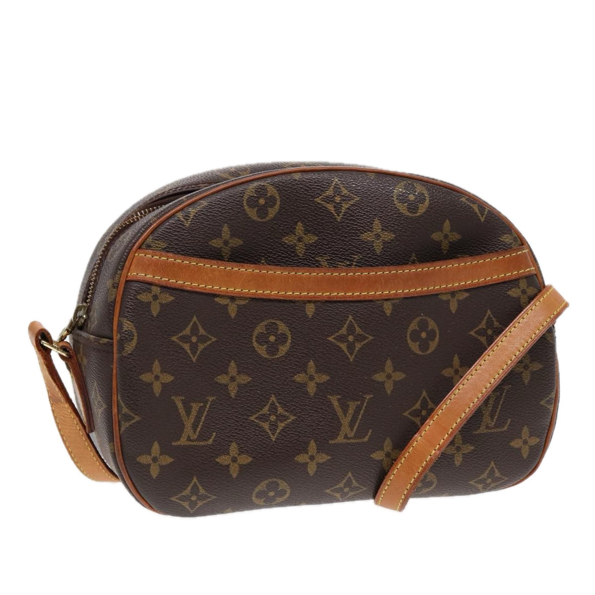 Louis Vuitton Besace, Brown, Canvas, shoulder