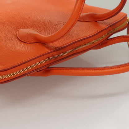 Louis Vuitton Lockit, Orange, Leather, handbag