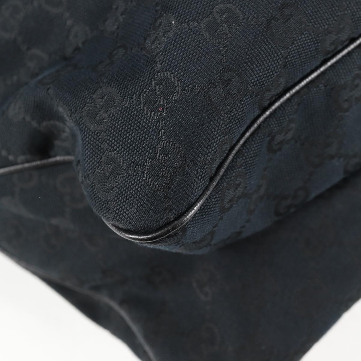 Gucci GG canvas, Black, Canvas, shoulder