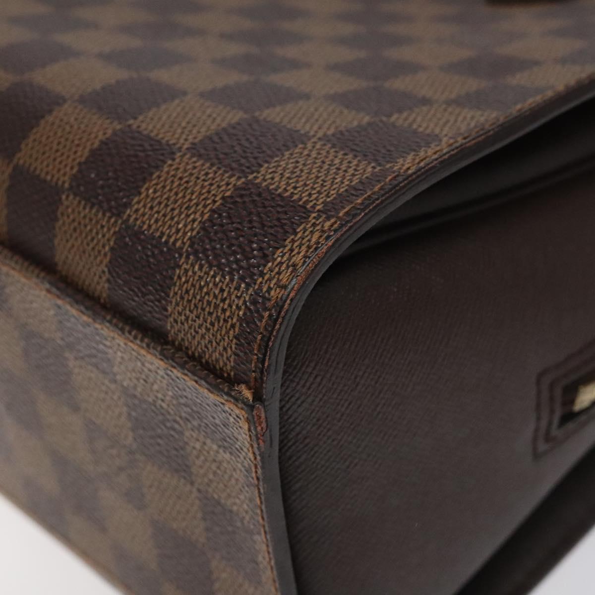 Louis Vuitton Triana, Brown, Canvas, handbag