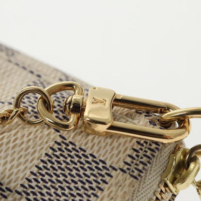 Louis Vuitton Pochette Accessoire, Grey, Canvas, handbag