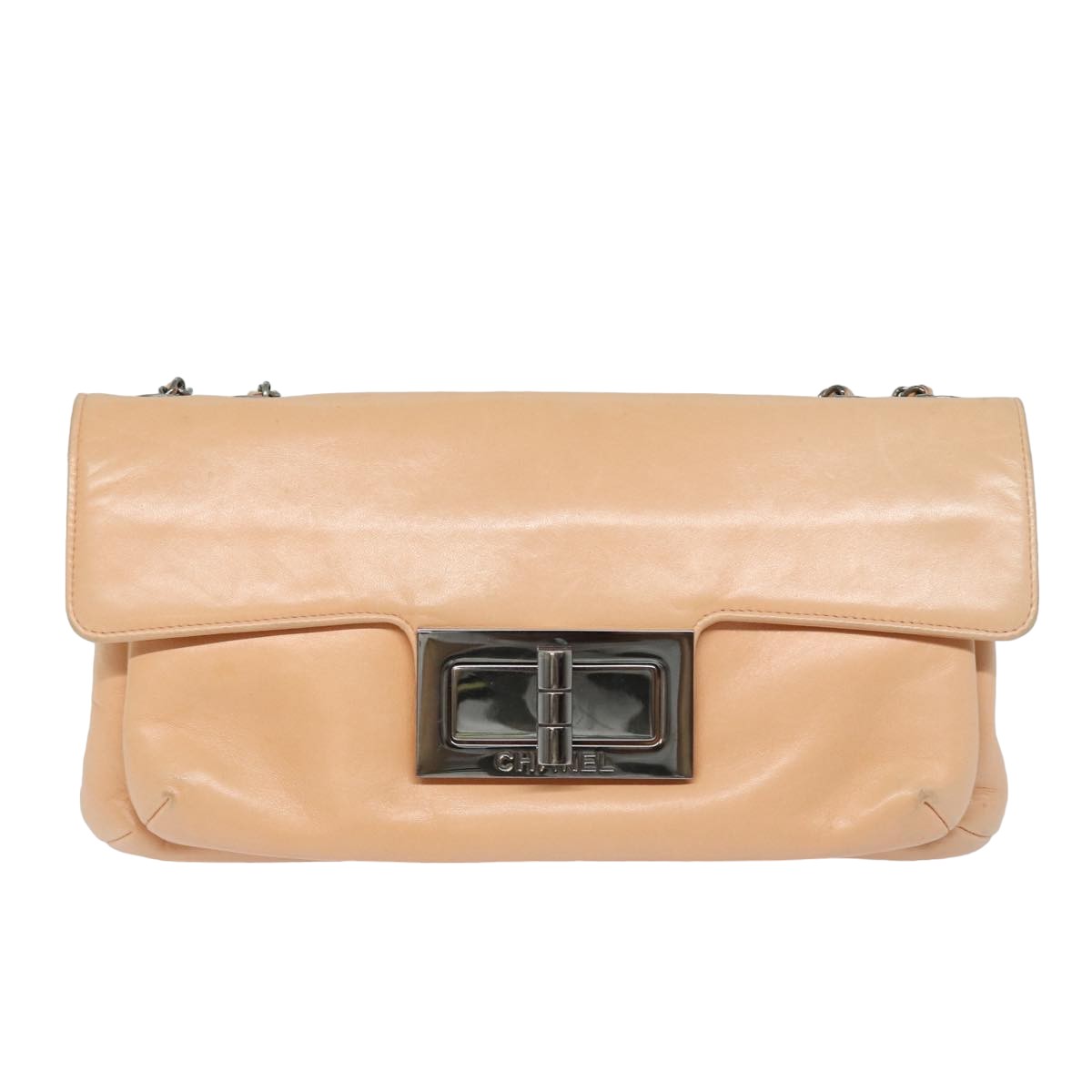 "Chanel 2,55", Pink, Leather, shoulder