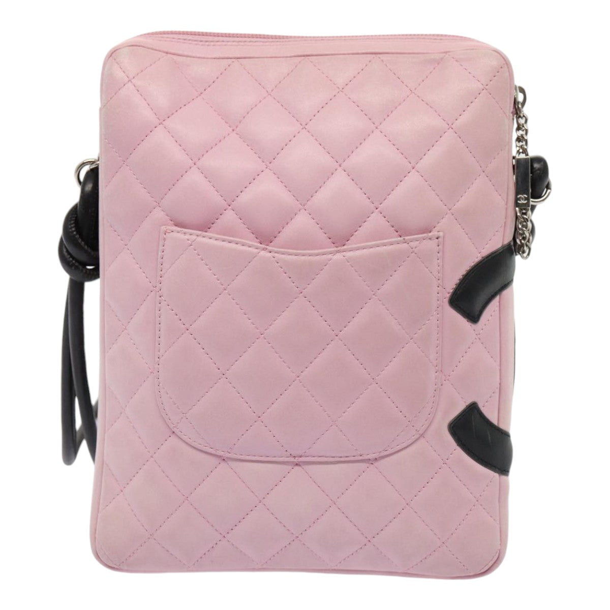 Chanel Cambon, Pink, Leather, shoulder