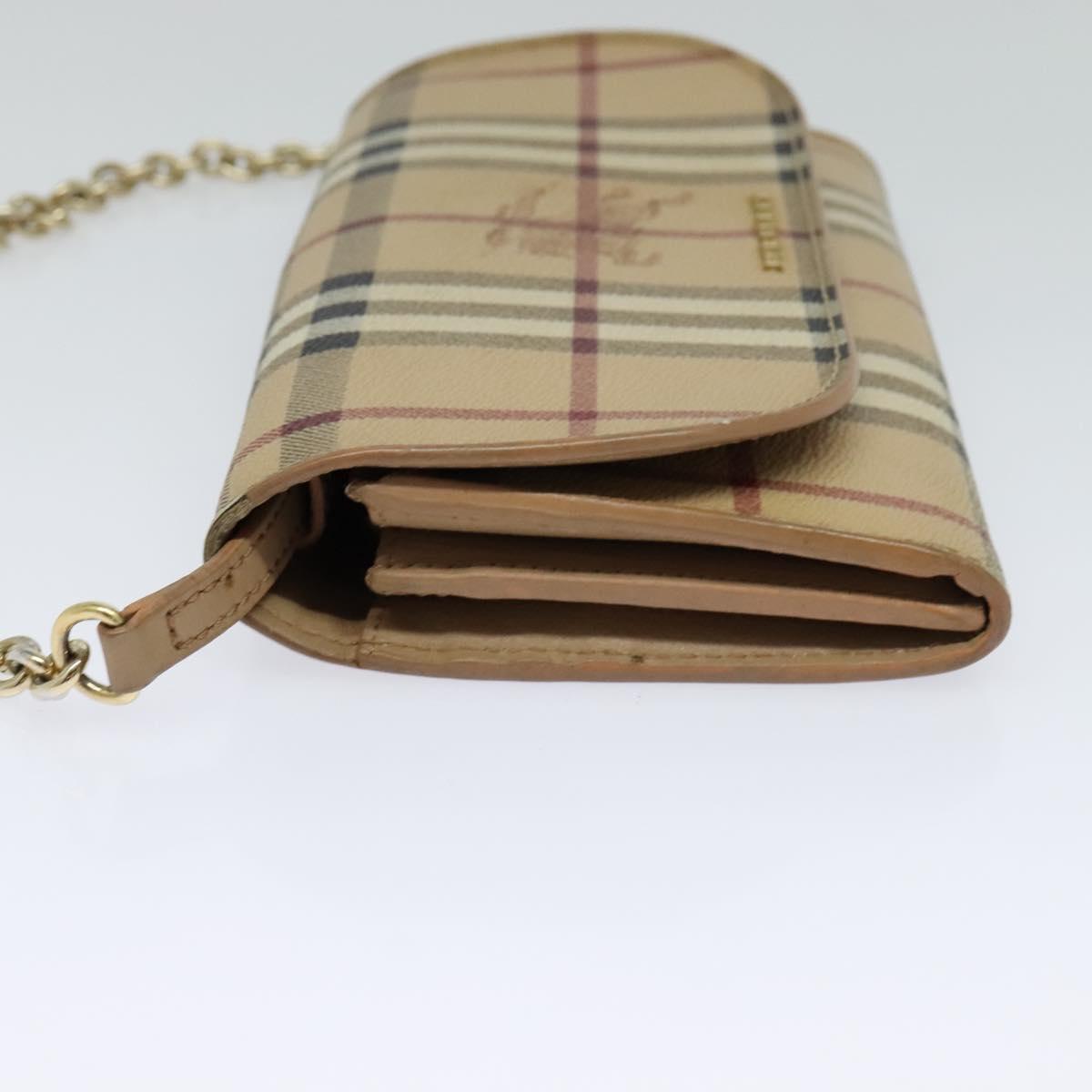 Burberry Haymarket, Beige, Canvas, wallet