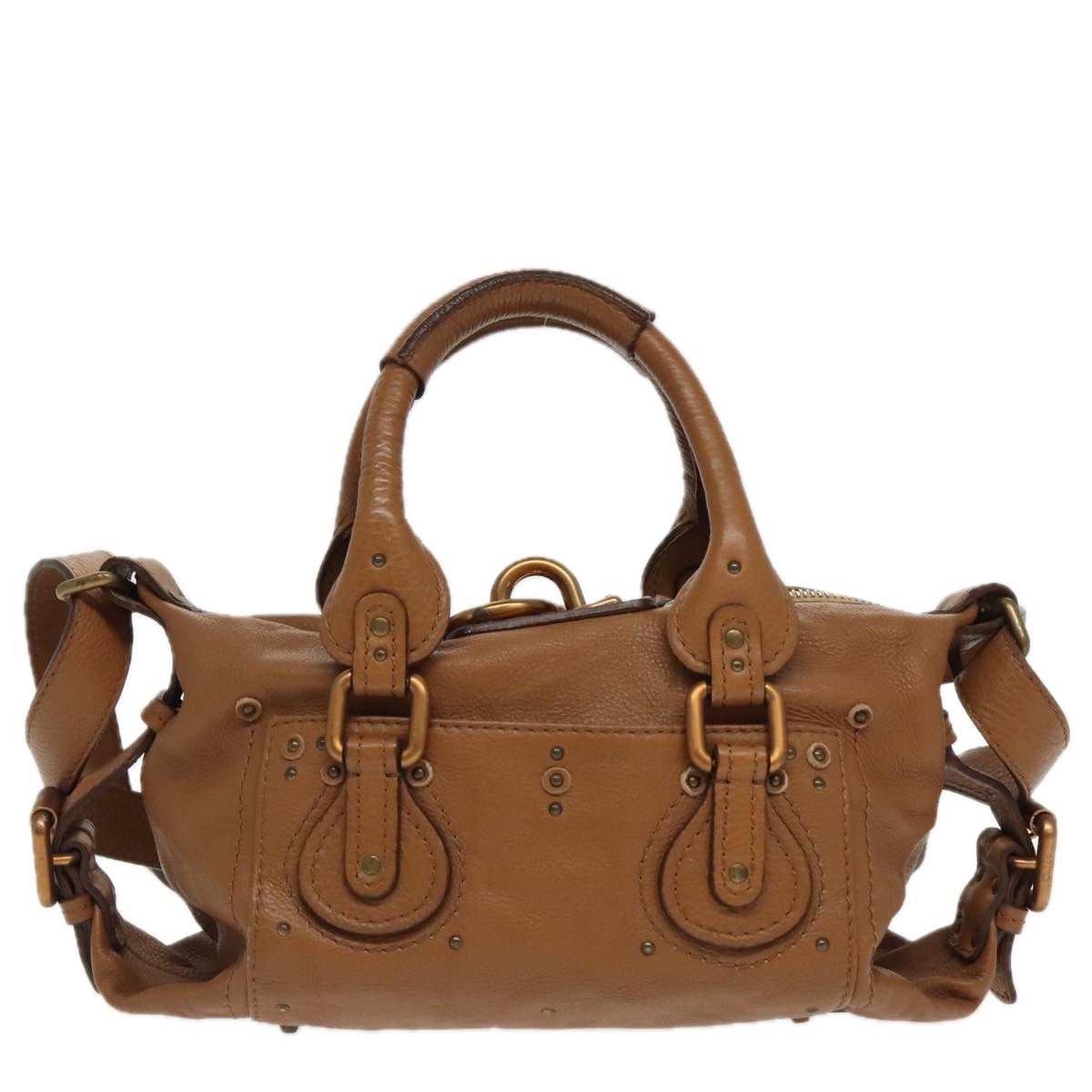 Chloé Paddington, Brown, Leather, handbag