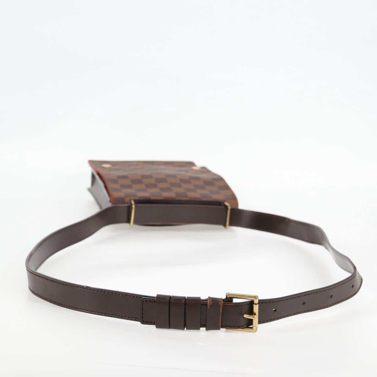 Louis Vuitton Portobello, Brown, Canvas, shoulder