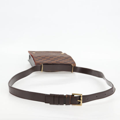 Louis Vuitton Portobello, Brown, Canvas, shoulder