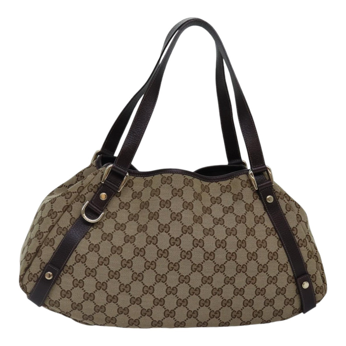 Gucci Abbey, Brown, Canvas, tote