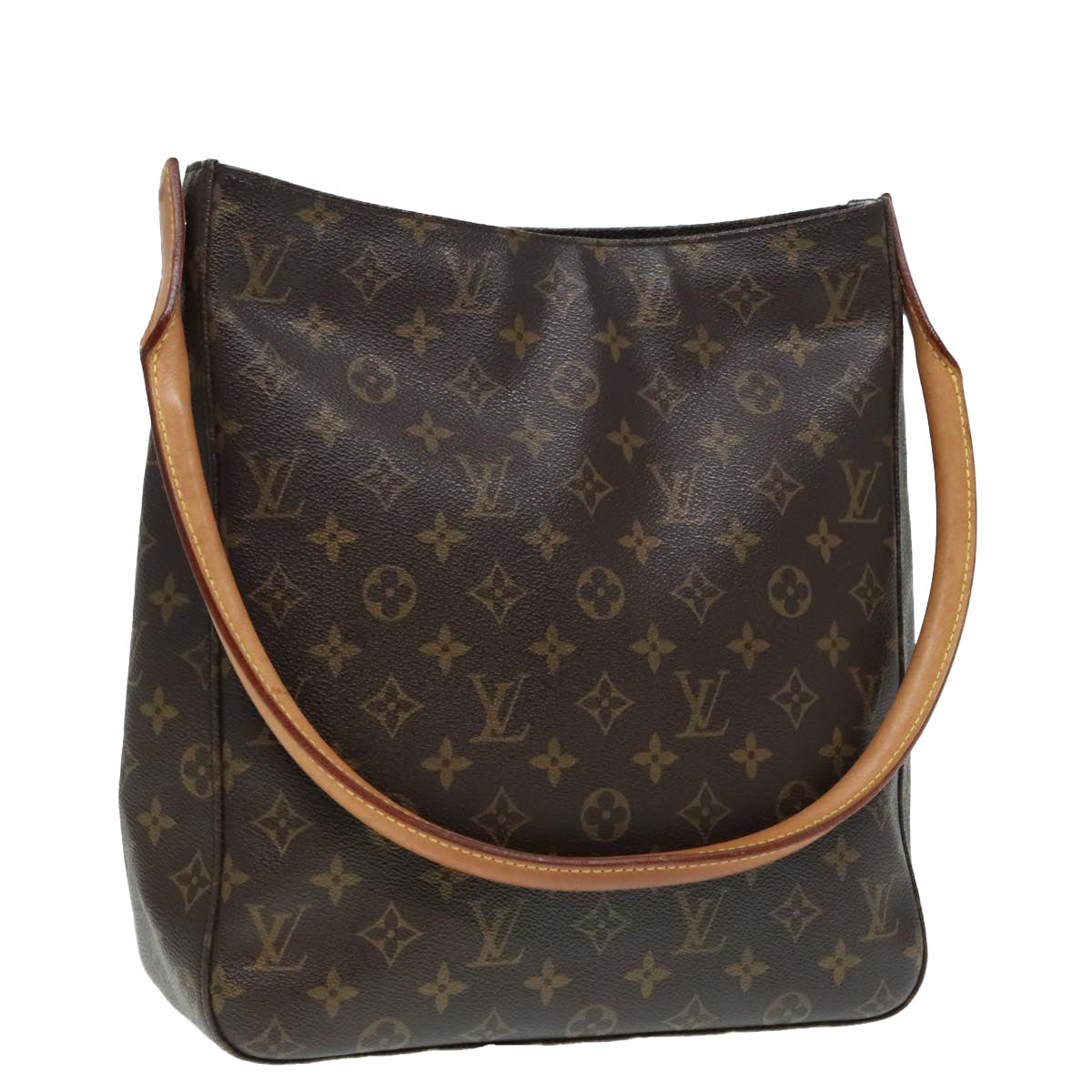 Louis Vuitton Looping GM, Brown, Canvas, shoulder