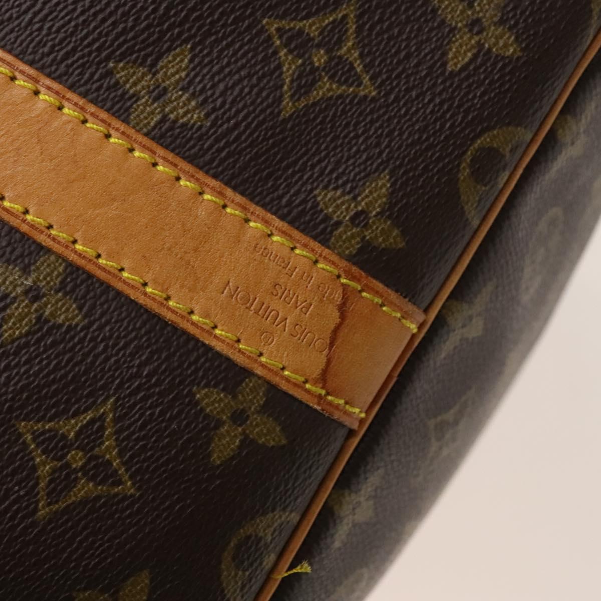 Louis Vuitton Keepall Bandoulière 60, Brown, Canvas, travel