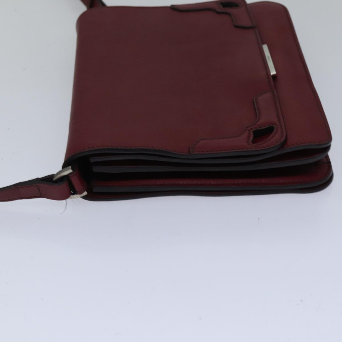 Cartier, Burgundy, Leather, shoulder