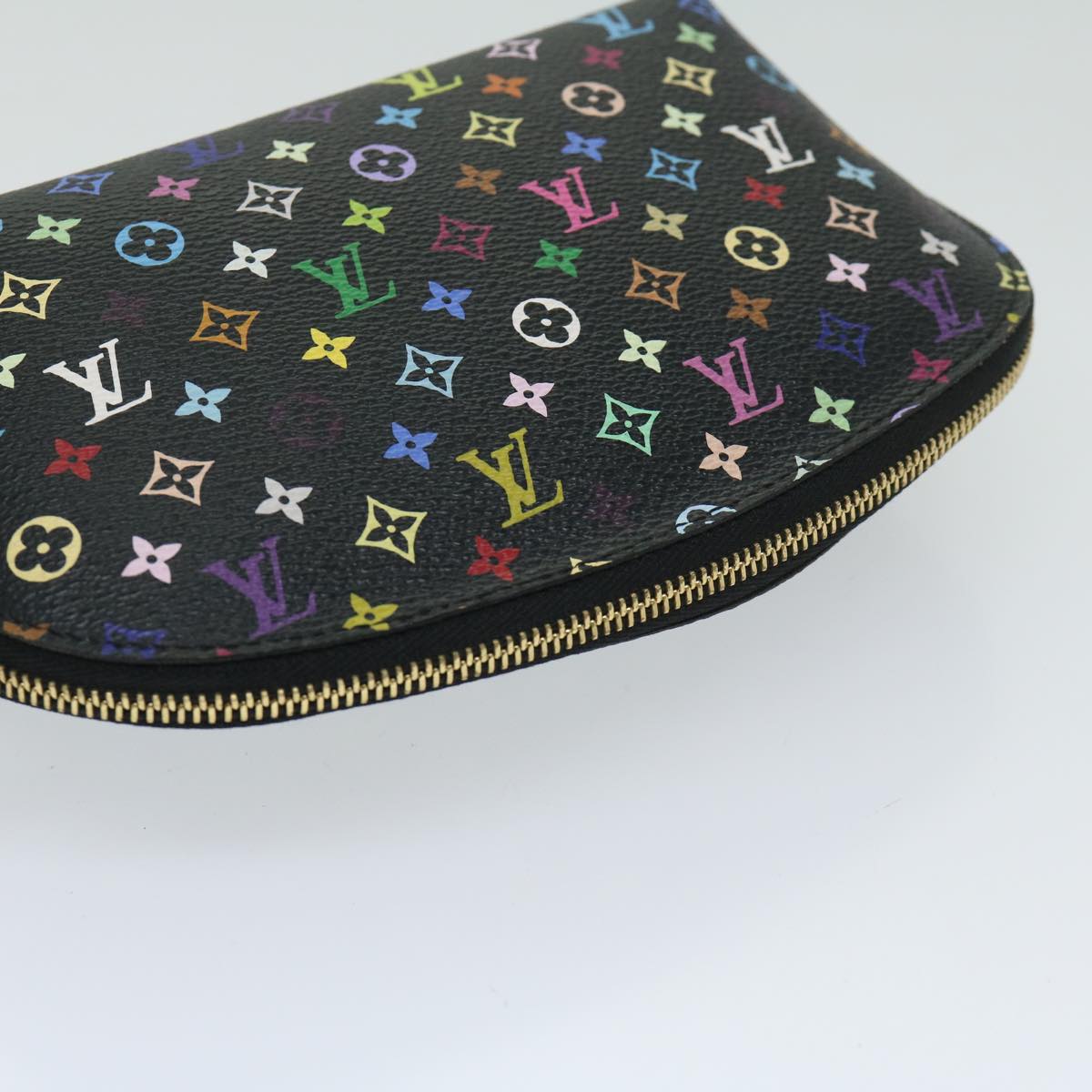 Louis Vuitton Cosmetic pouch, Black, Canvas, clutch