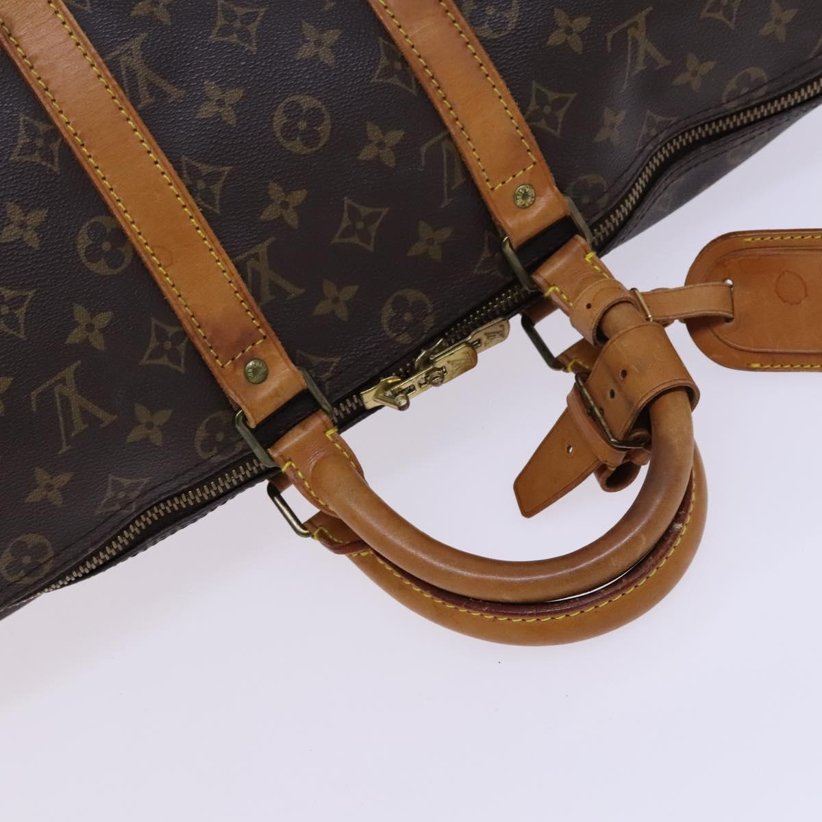 Louis Vuitton Keepall 45, Brown, Canvas, travel