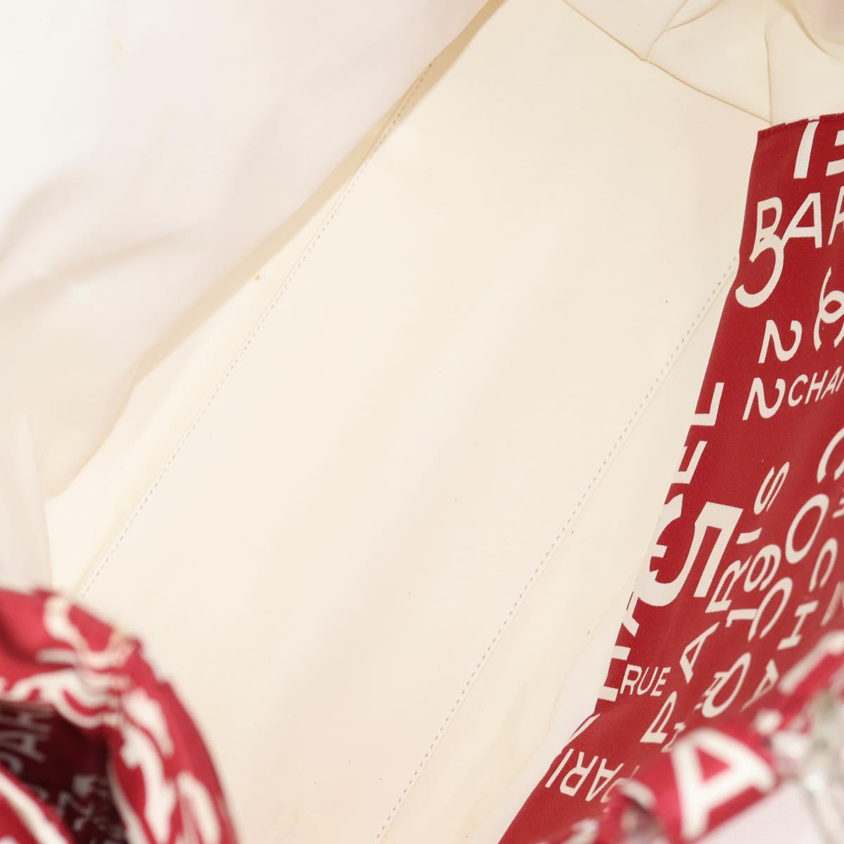 Chanel By sea, Red, Canvas, tote