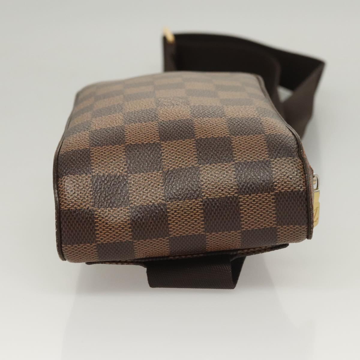 Louis Vuitton Geronimo, Brown, Canvas, shoulder