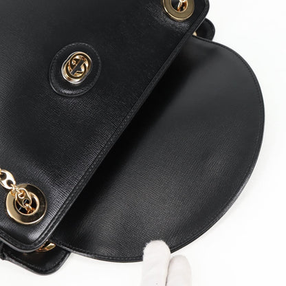 Gucci Marina, Black, Leather, shoulder