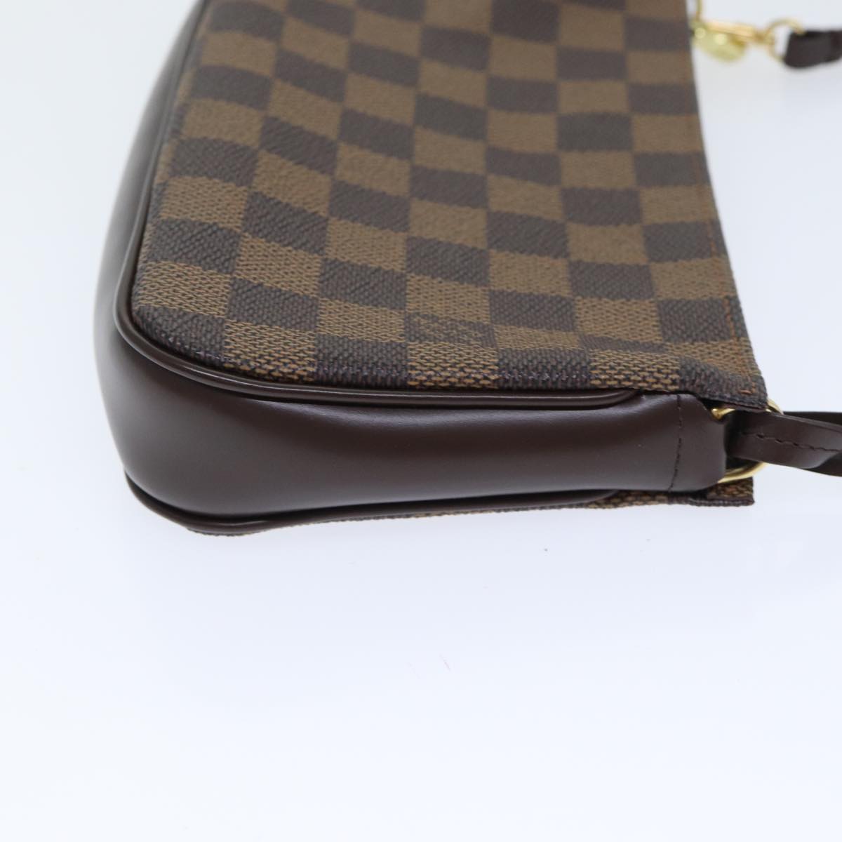 Louis Vuitton Pochette Accessoire, Brown, Canvas, clutch