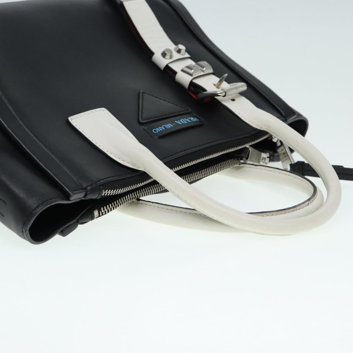 Prada Concept, Black, Leather, handbag