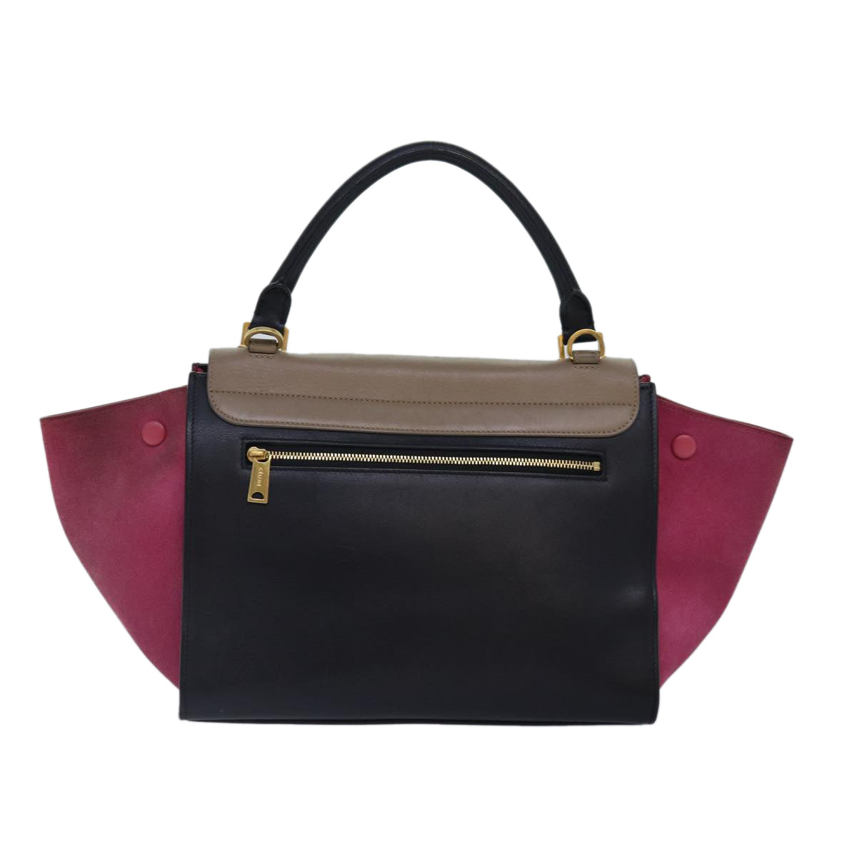 Céline Trapèze, Multicolour, Leather, handbag