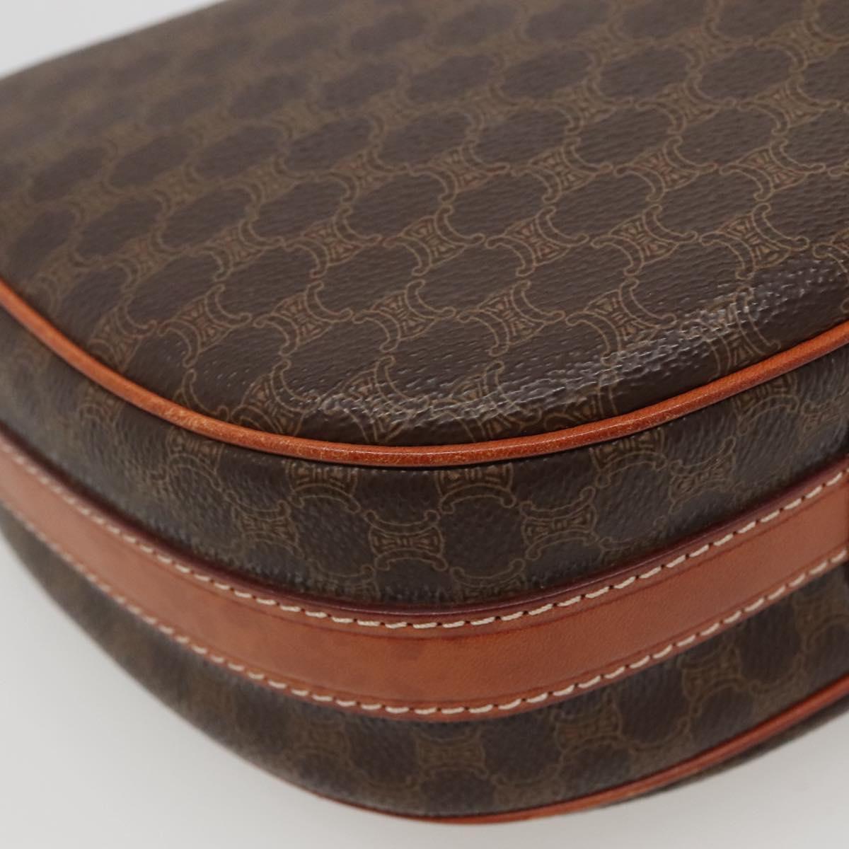 Céline Macadam, Brown, Canvas, shoulder