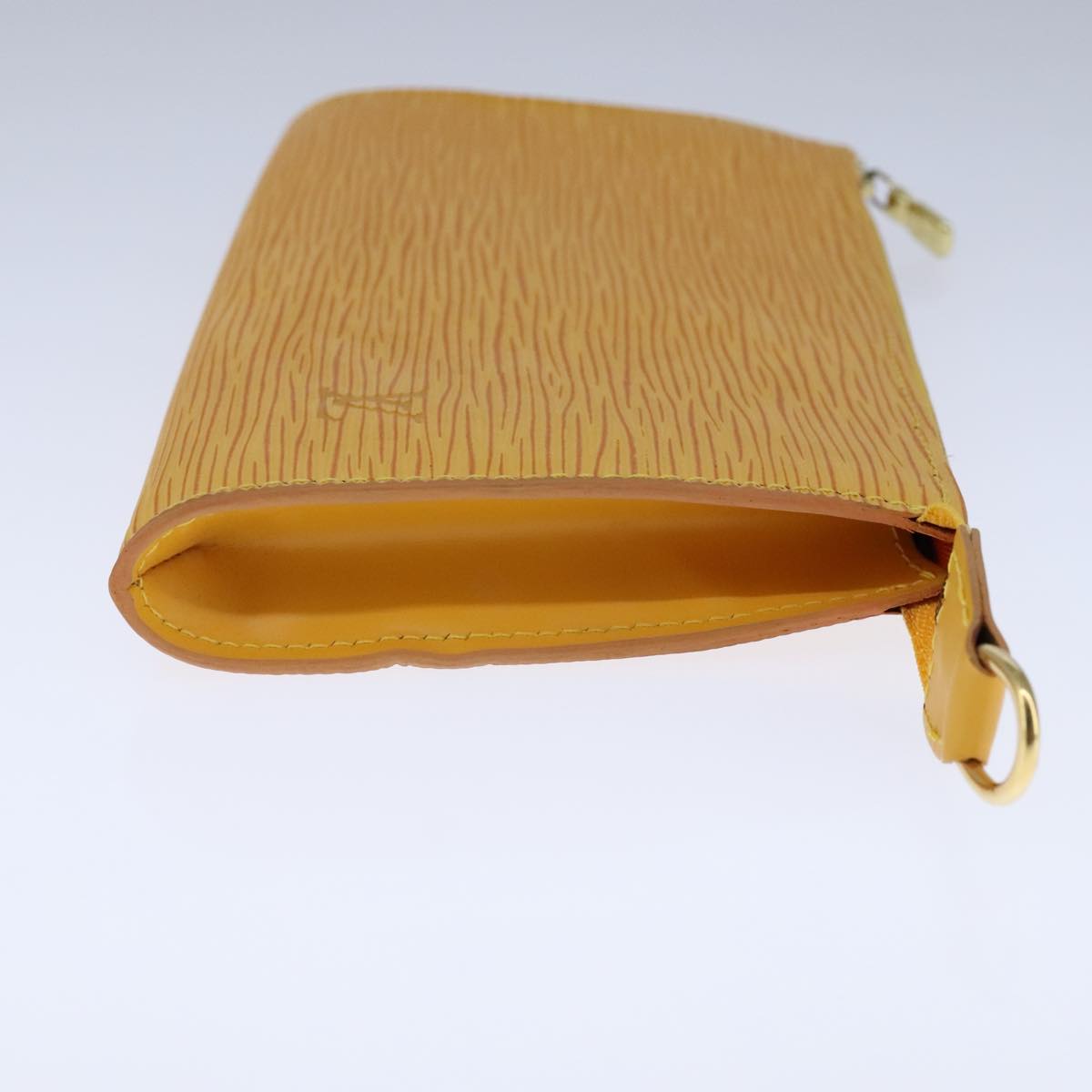 Louis Vuitton Pochette Accessoire, Yellow, Leather, clutch