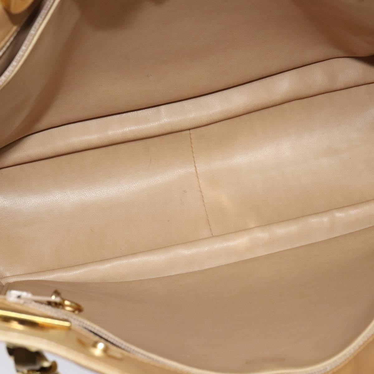 Chanel, Beige, Leather, shoulder