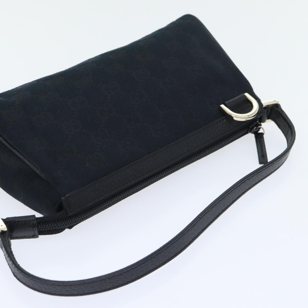 Gucci Abbey, Black, Canvas, clutch