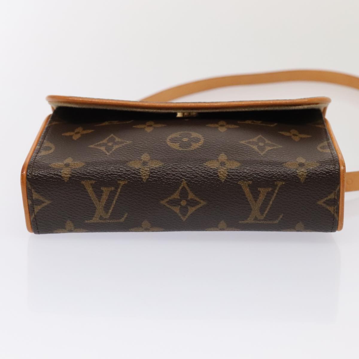 Louis Vuitton Florentine, Brown, Canvas, shoulder