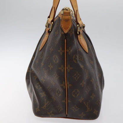 Louis Vuitton Palermo, Brown, Canvas, tote