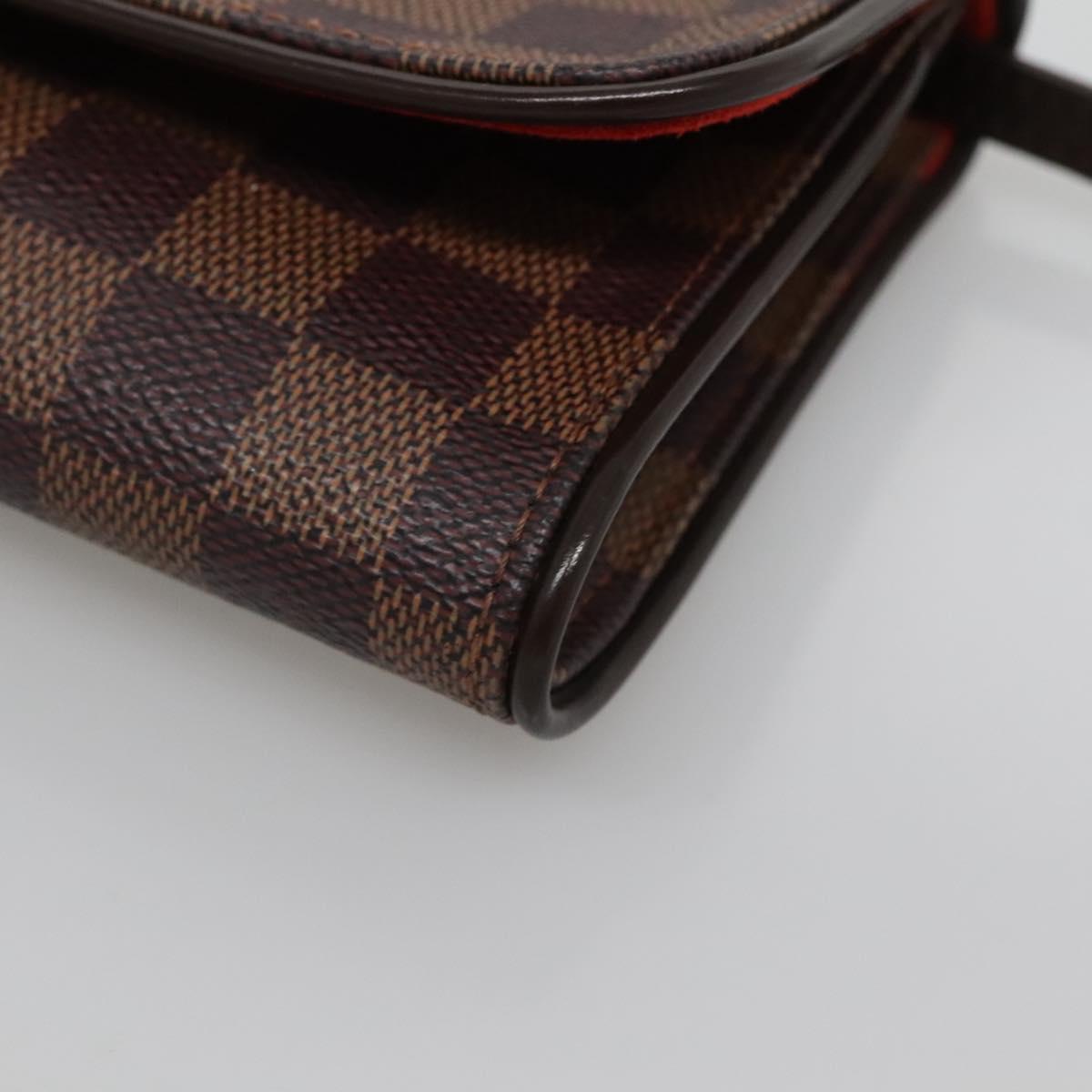 Louis Vuitton Twin, Brown, Canvas, shoulder
