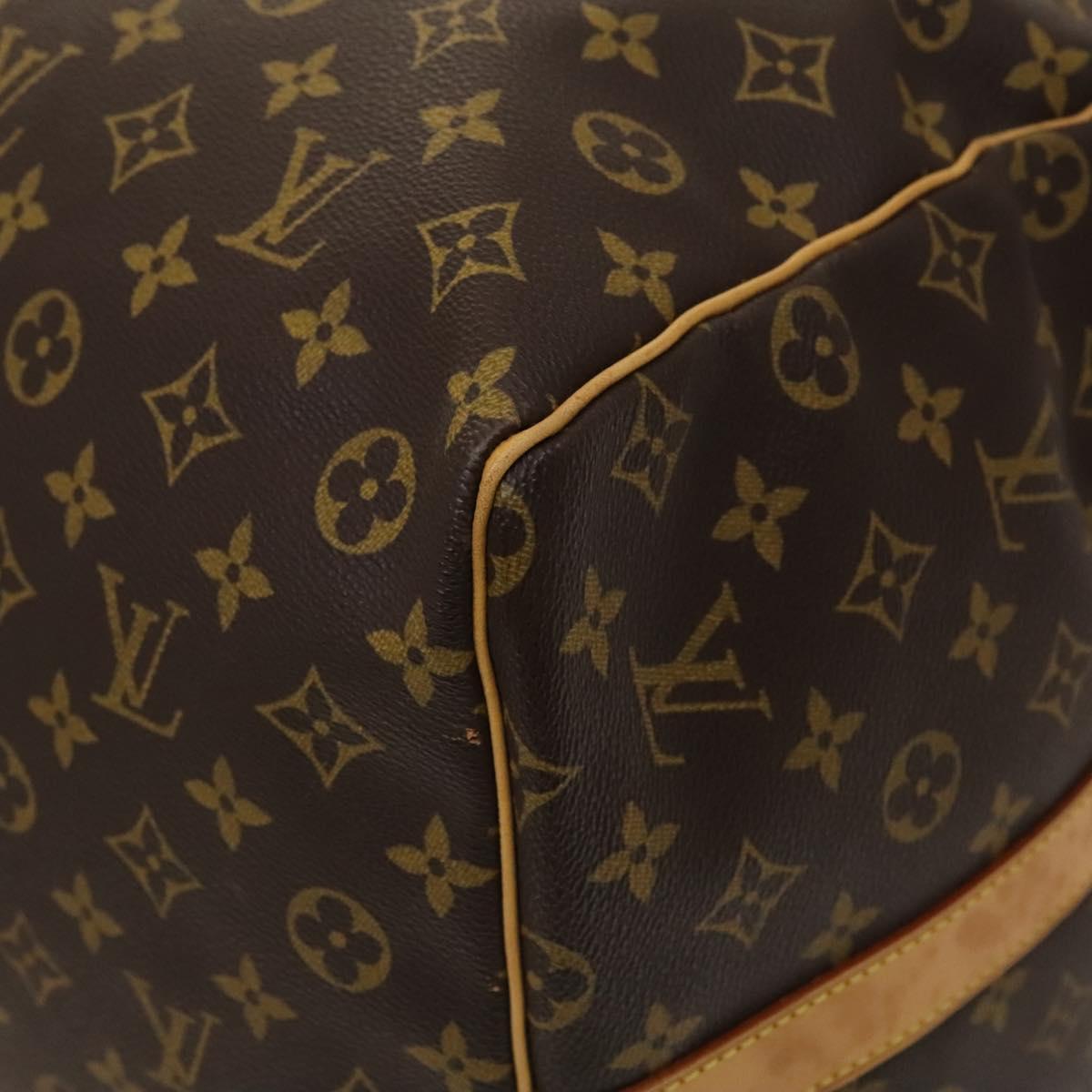 Louis Vuitton Keepall Bandoulière 60, Brown, Canvas, travel