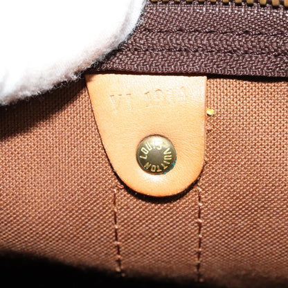 Louis Vuitton Keepall Bandoulière 60, Brown, Canvas, travel