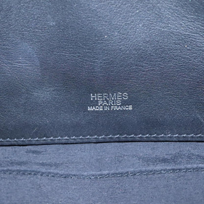 Hermès Heeboo, Black, Canvas, handbag