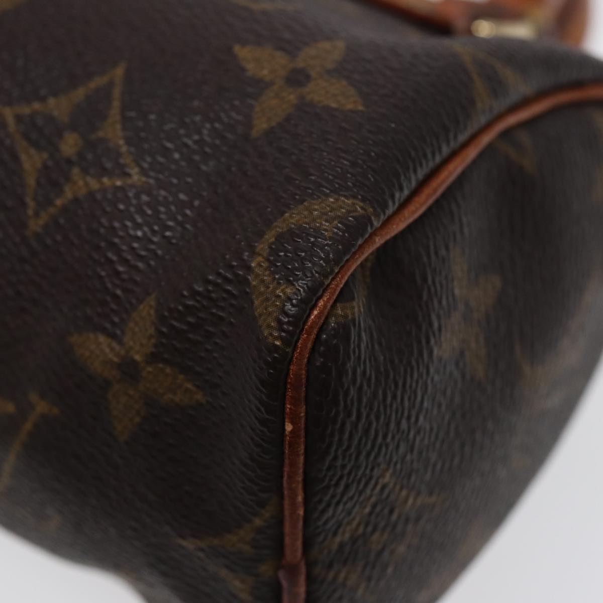 Louis Vuitton Mini speedy, Brown, Canvas, handbag