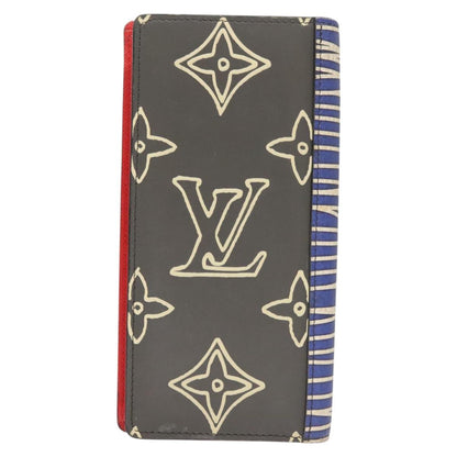 Louis Vuitton Brazza, Brown, Canvas, wallet