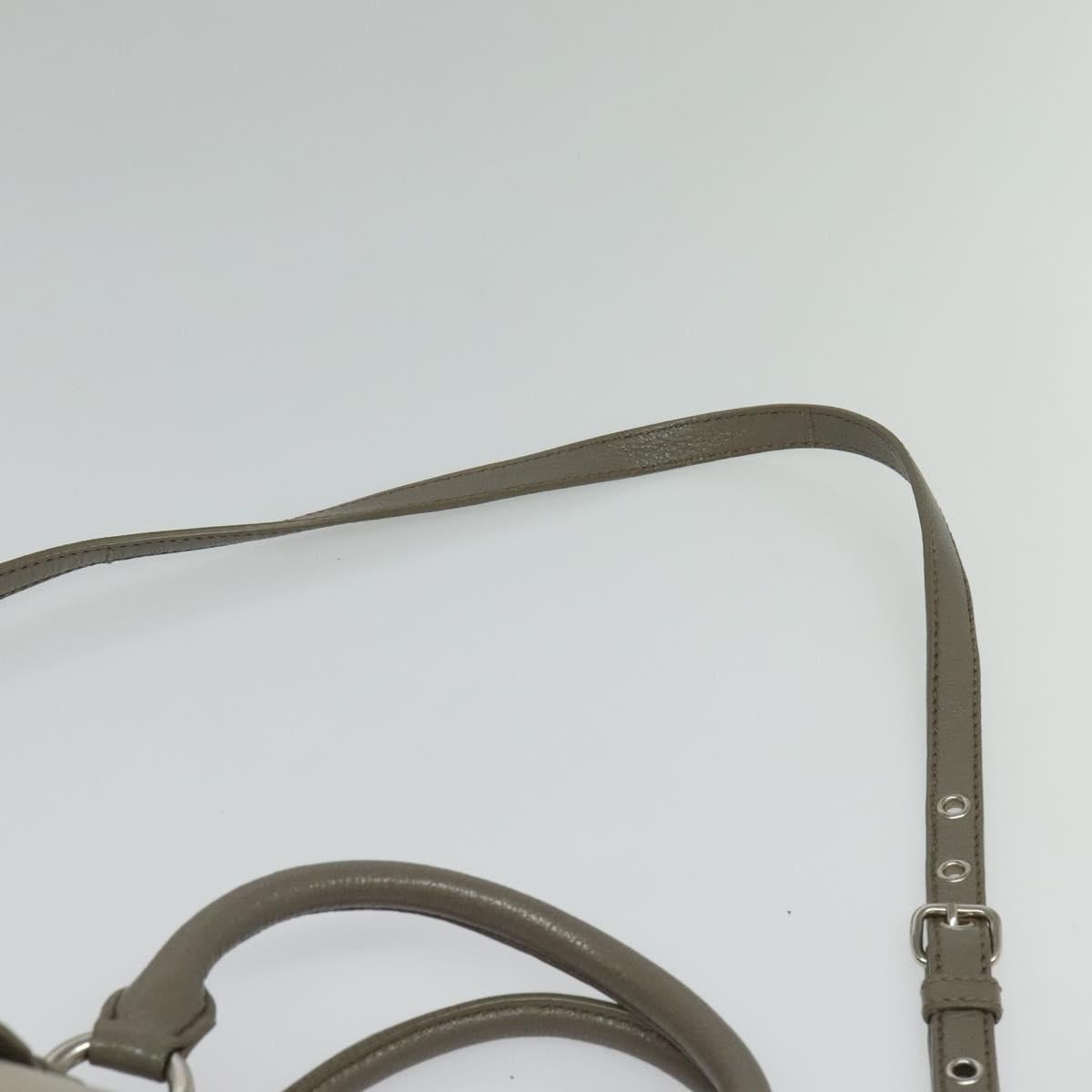 Miu Miu, GRAY, Leather, handbag