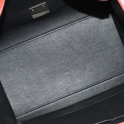 Céline Trapèze, Red, Leather, handbag