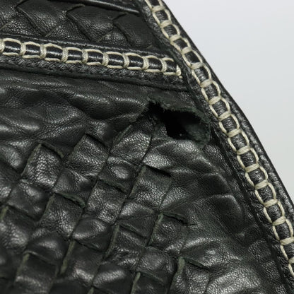 Bottega Veneta, Black, Leather, tote