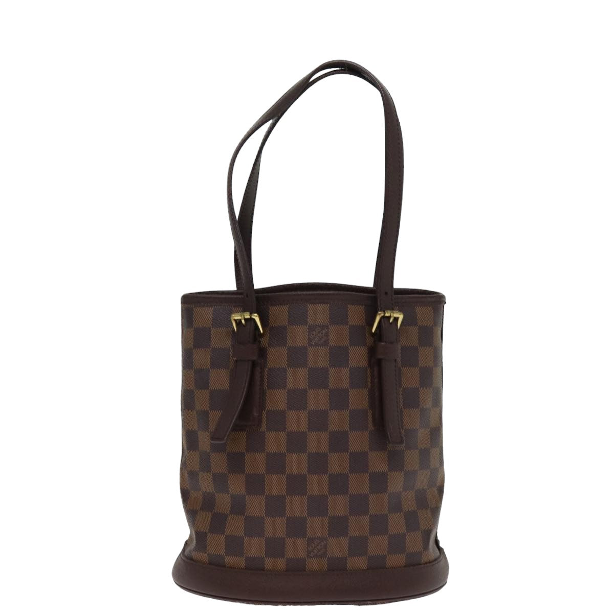 Louis Vuitton Marais, Brown, Canvas, shoulder