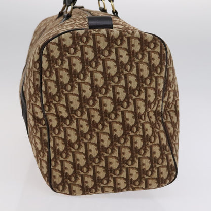 Dior Boston, Brown, Canvas, travel