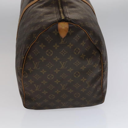 Louis Vuitton Keepall 60, Brown, Canvas, travel