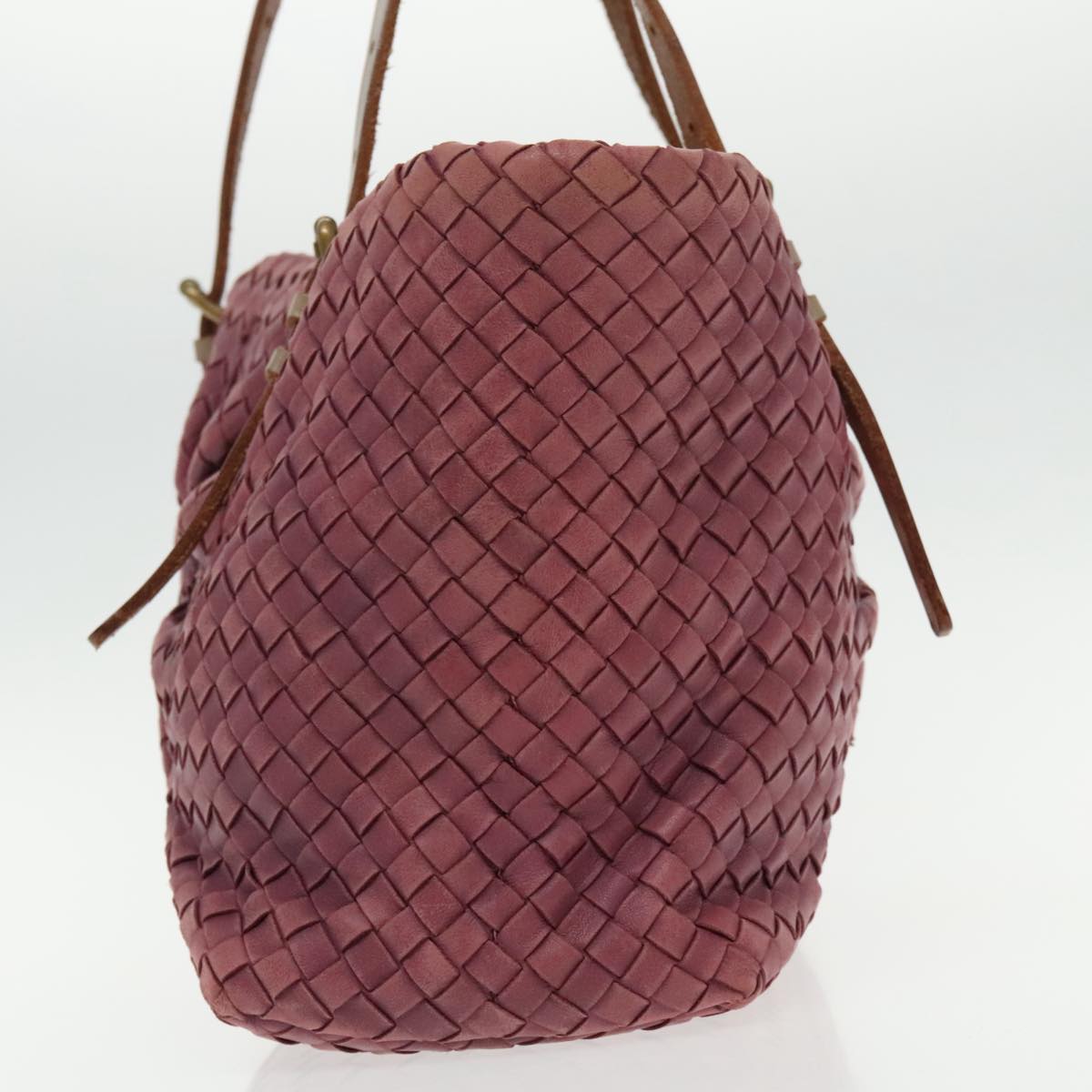 Bottega Veneta Intrecciato, Purple, Leather, tote